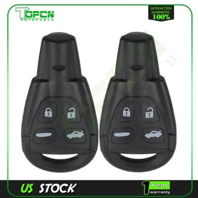 2 For Saab 9-3 2003 2004 2005 2006 2007 Keyless Entry Remote Control Car Key Fob - Image 1 of 4