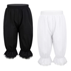Victorian Pantaloons Ruffle Lace Bloomers Underpants Steampunk Cosplay Costume - Picture 1 of 36