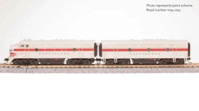 Broadway Limited 9246 N Scale F7 AB-Units CBQ #169A/169B DCC Sound Diesel New - Image 1 of 4