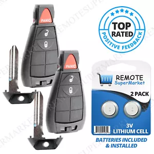 2 Replacement for Dodge 2009-2013 Journey 2009-2010 Ram Remote Car Key Fob 3b - Picture 1 of 1