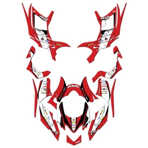 Kit de gráficos All Years TRX 700XX 13 FLY rojo Senge compatible con Honda - Imagen 1 de 7