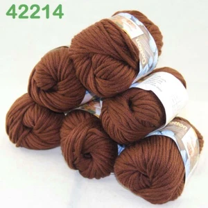 Sale New 6Skeinsx50gr Super Soft Pure Cotton Chunky Shawls DIY Hand Knit Yarn 14 - Picture 1 of 11