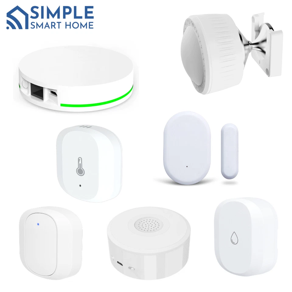Smart Home PIR Tuya Switch ZigBee WIFI Hub Motion Door Temperature Sensor Button - Image 1 of 1
