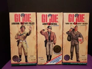 GI Joe Figure Lot WWII 50TH Anniversary Airborne Military Police Army GENERAL - Picture 1 of 24