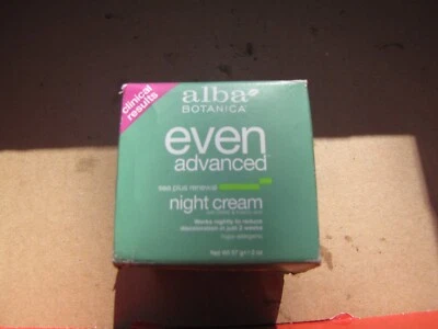 ALBA SEA PLUS CREMA DE NOCHE RENOVACIÓN AVANZADA 2 OZ RARA DIFÍCIL DE ENCONTRAR Foto 1 de 2