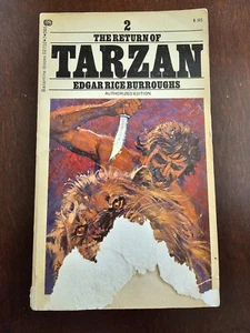 The Return Of Tarzan BY EDGAR RICE BURROUGHS ACE PB FANTASY CLASSIC BORIS COVER - Picture 1 of 7
