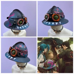 LJCOS Arcane:League Of Legends Baby Jinx Graffiti Cap Hat Headgear Cosplay Prop - Picture 1 of 5