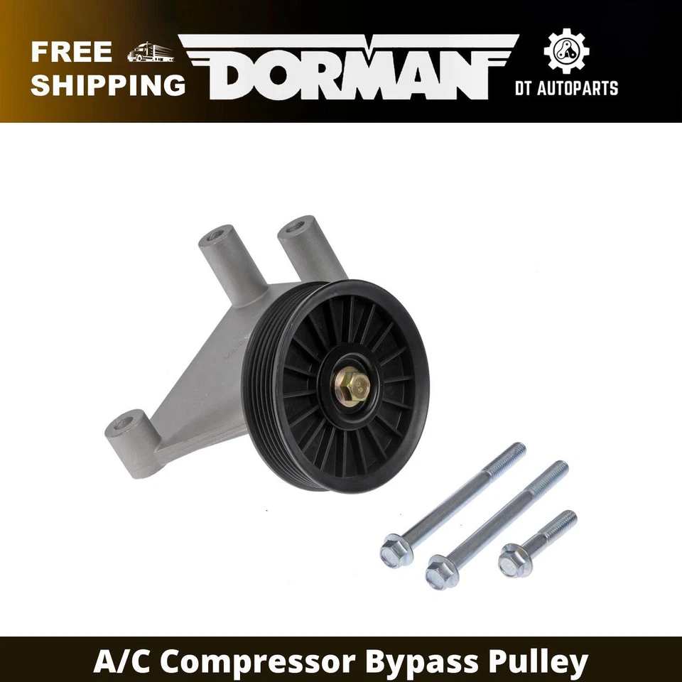 For 1996-2001 Pontiac Grand Prix 3.1L V6 Dorman A/C Compressor Bypass Pulley - Image 1 of 4