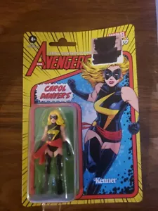 Figura de acción Captain Marvel Legends Retro Avengers Carol Danvers Hasbro juguete - Imagen 1 de 4