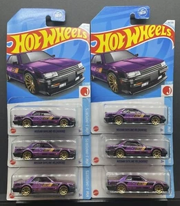 Hot Wheels Nissan Skyline RS KDR30 2024 B/C Case Lot of 6 Purple - Picture 1 of 3