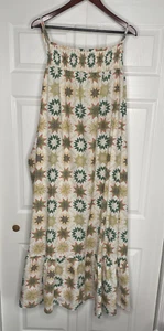 Universal Thread Quilt Print Maxi Dress Size 4X Summer Beach Vacation Comfort - Picture 1 of 10