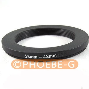 58mm to 42mm 58-42 mm Step Down Filter Ring  Adapter - Picture 1 of 1