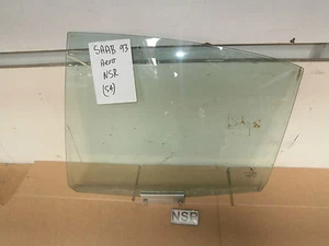 SAAB 93 2003-2006 SALOON NEARSIDE PASSENGER SIDE REAR DOOR WINDOW GLASS - Picture 1 of 1