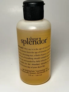 PHILOSOPHY AGE-DEFYING SHEAR SPLENDOR HAIR MARINATING OIL 4 FL OZ For Dry Hair - Picture 1 of 2