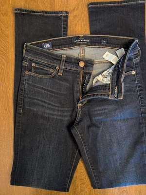 Pantalones de mezclilla para mujer Lucky Brand Sweet tobillo recto azul - talla 2 (26x31)  Foto 1 de 4