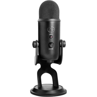 Blue Yeti Professional Multi-Pattern USB Condenser Microphone in Black - Image 1 of 3