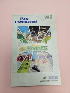 Deca Sports - Fan Favorites-Nintendo Wii Manual Only - Picture 1 of 2