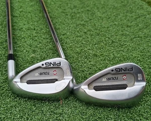 Ping Tour W Black Dot 52˚ Gap & 58˚ Lob Wedge Set – AWT Stiff Flex – G.C. - Picture 1 of 10