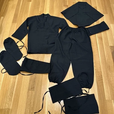 Shinobi Shokozu Gear Auténtico Conjunto de Uniforme Ninja de Japón Ninjitsu Iga Ryu Foto 1 de 4