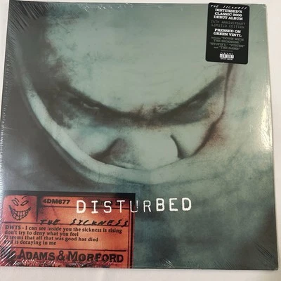Disturbed - The Sickness (25th Anniversary Ed) [LIKE NEW Green Vinyl LP] - read - Image 1 of 4