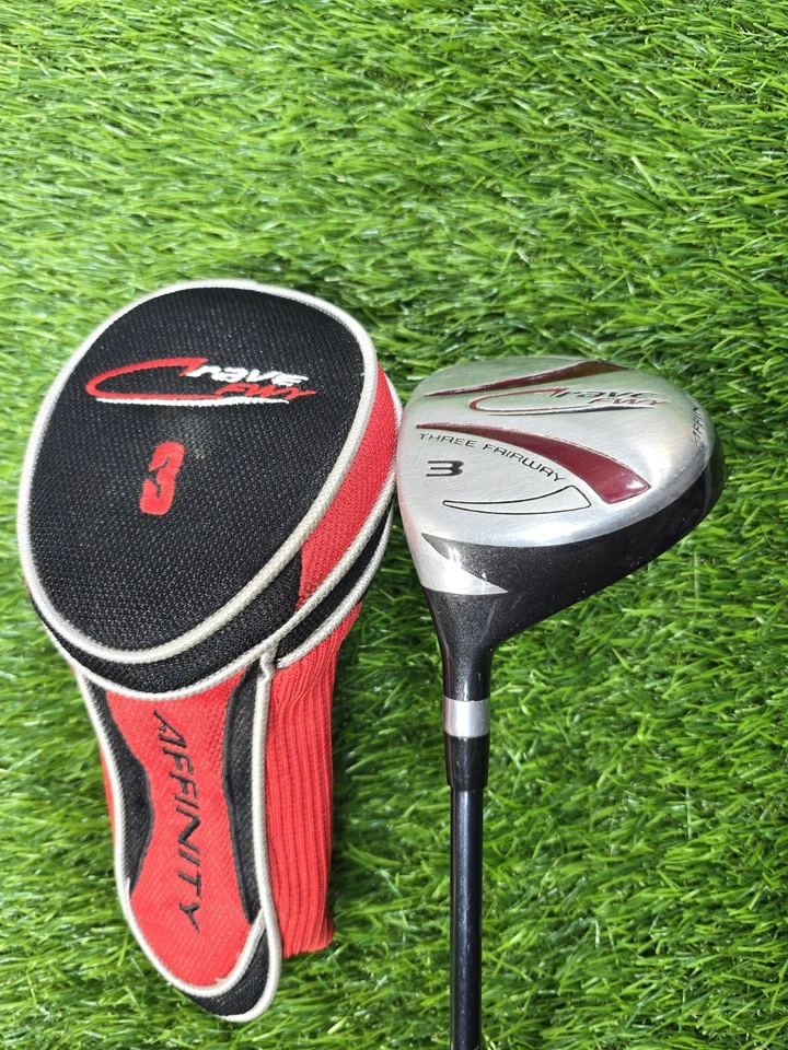 Affinity Crave Fairway 3 Wood LH Teen Flex Graphite Shaft Golf Club 42" - Image 1 of 4