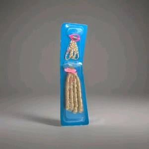 Vintage 2 Barbie capelli fiera bambola arricciacapelli e treccia clip estensioni bionda - Foto 1 di 2