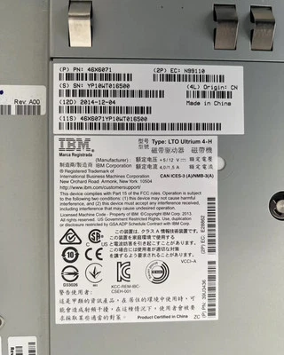 DELL IBM  N8V0K TL2000  LTO4 HH SAS Library Tape Drive D012F 46X6071 Warranty 6m - Image 1 of 3