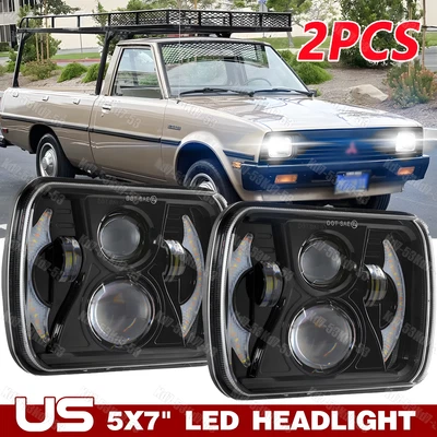 Faros LED Hi-Lo DRL de 7x6" 5x7" para Mitsubishi Mighty-Max 1983-1995 Foto 1 de 4
