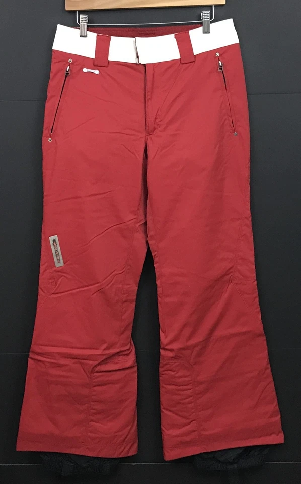 Женские красные изолированные лыжные штаны Spyder для команды сноубординга Venom размер S - Изображение 1 из 4