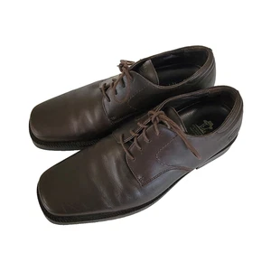 Havana Joe Hombres Zapatos Derby Con Cordones Cuero Marrón Talla 45 EE. UU. 11 - Imagen 1 de 12
