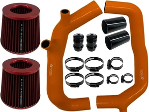 Turbo Intake Inlets Pipes Adapters for BMW N54 135i 335i 535i E90 ORANGE RDAF V3 - Bild 1 von 23