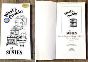 What's Cookin' at Susie's Signed Recipe Book by SUSIE HARPER Missoula MT 1987 - Picture 1 of 10