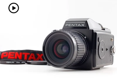 [Near MINT] Pentax 645 Medium Format Film Camera SMC A 45mm f2.8 Lens From JAPAN - Image 1 of 4