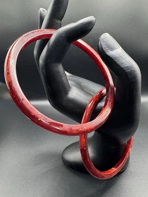 Vintage Bakelite Spacer Bangles - Image 1 of 4