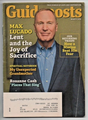 Guideposts Magazine March 2014 Author Max Lucado Rosanne Cash - Image 1 of 4