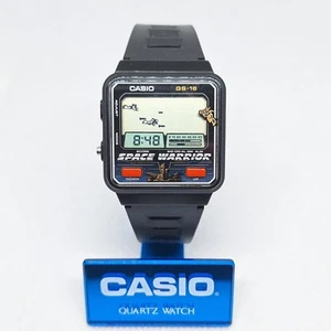 [ MINT ] Casio GS-16 Space Warrior Vintage Rare Watch Game & Watch 35mm Japanese - Photo 1 sur 11