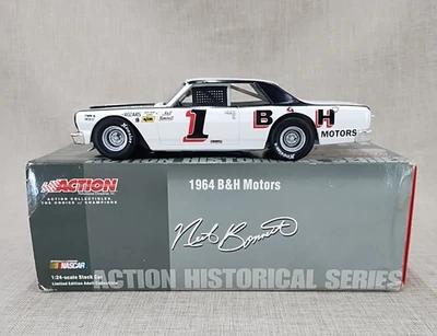 1:24 Action Historical Diecast Neil Bonnett #1 B&H Motors 1964 Chevelle LE - Image 1 of 4