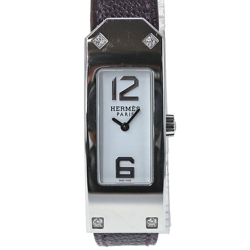 HERMÈS Orologio Hermes KT1.230 Kelly 2 4P Diamante Bianco Usatoiale Bracc