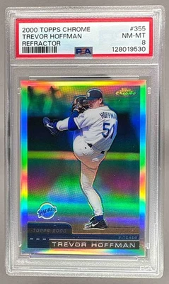 128019530 Trevor Hoffman 2000 Topps cromo #355 refractor PSA 8 Foto 1 de 3