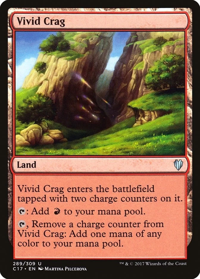 Vivid Crag 289 LP Normal Commander 2017 MTG EN - Image 1 of 1