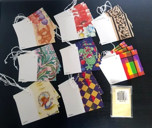 42x Gift Tags Bundle with Strings Printed Designs - Vintage Early 2000's Y2K - Picture 1 of 3
