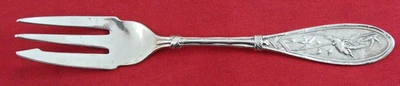 Japanese by Whiting Sterling Silver Pastry Fork 3-tine 6 1/8", Mono - Image 1 of 4