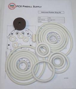 1969 Chicago Coin Astronaut Pinball Machine Rubber Ring Kit - Picture 1 of 1