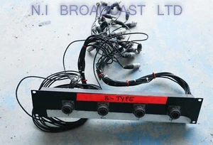 3x multicore plugs with breakout to XLR (MK7 plugs ) possibly MK7 but check pho - Picture 1 of 9
