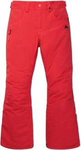 NEW Burton Barnstorm 2L Snowboard Pant PANTS Youth Boys S SMALL TOMATO RED SKI - Picture 1 of 7