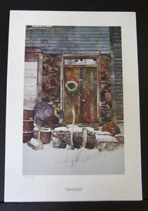 Peter Sculthorpe - Christmas At The Forge - Pennsylvania Landscape - Unframed - Picture 1 of 6