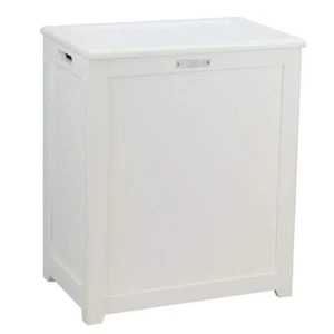 Storage Laundry Hamper In White - Picture 1 of 7