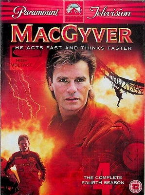 MacGyver -The Complete Fourth Season (4) DVD -NEW 80s Action TV Series (R2) - Image 1 of 2