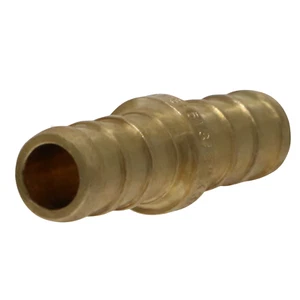10 Pieces 3/8" Pex Coupling - Lead Free Brass Crimp Coupling 25-5-5=10 - Picture 1 of 9