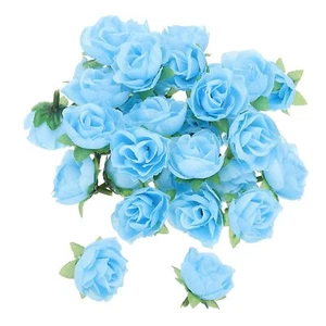 Mini Rose Artificial Flowers Bulk 1.2 Inch 50 Pcs Silk Cloth Small Fake Flowe... - Picture 1 of 6